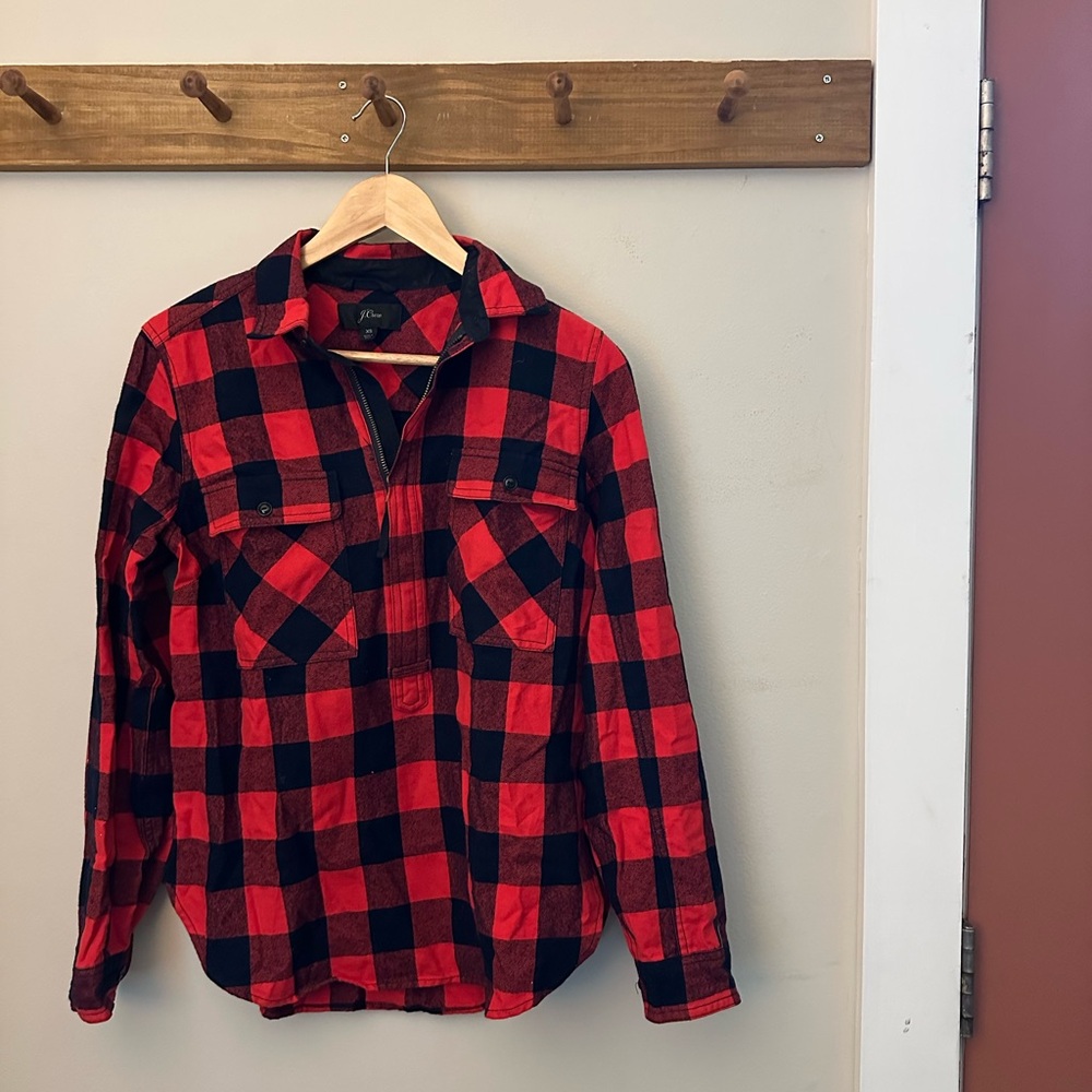J Crew Buffalo Checkered Pullover Flannel - image 2